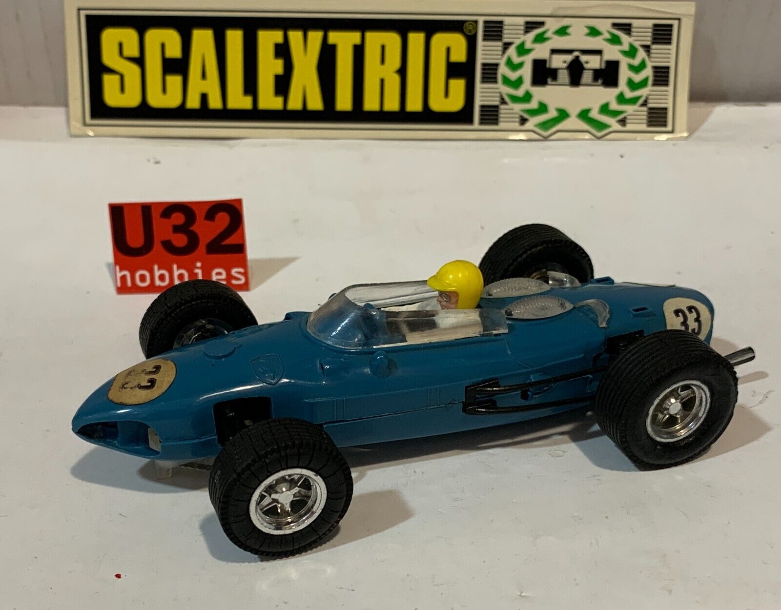 SLOT CAR SCX SCALEXTRIC EXIN C62 FERRARI 156 #23 AZUL TEJANO GUIA MOVIL