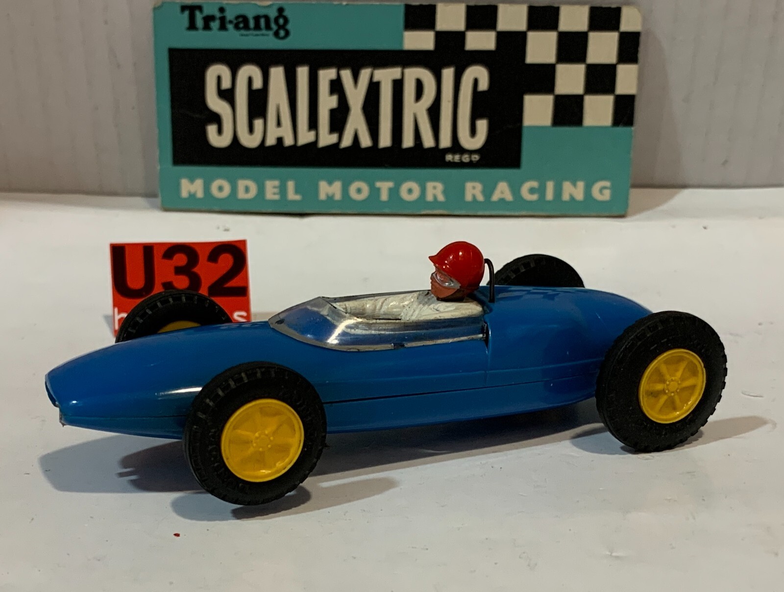 SLOT CAR SCX TRIANG SCALEXTRIC C63 LOTUS 21 F1 AZUL MADE IN FRANCE