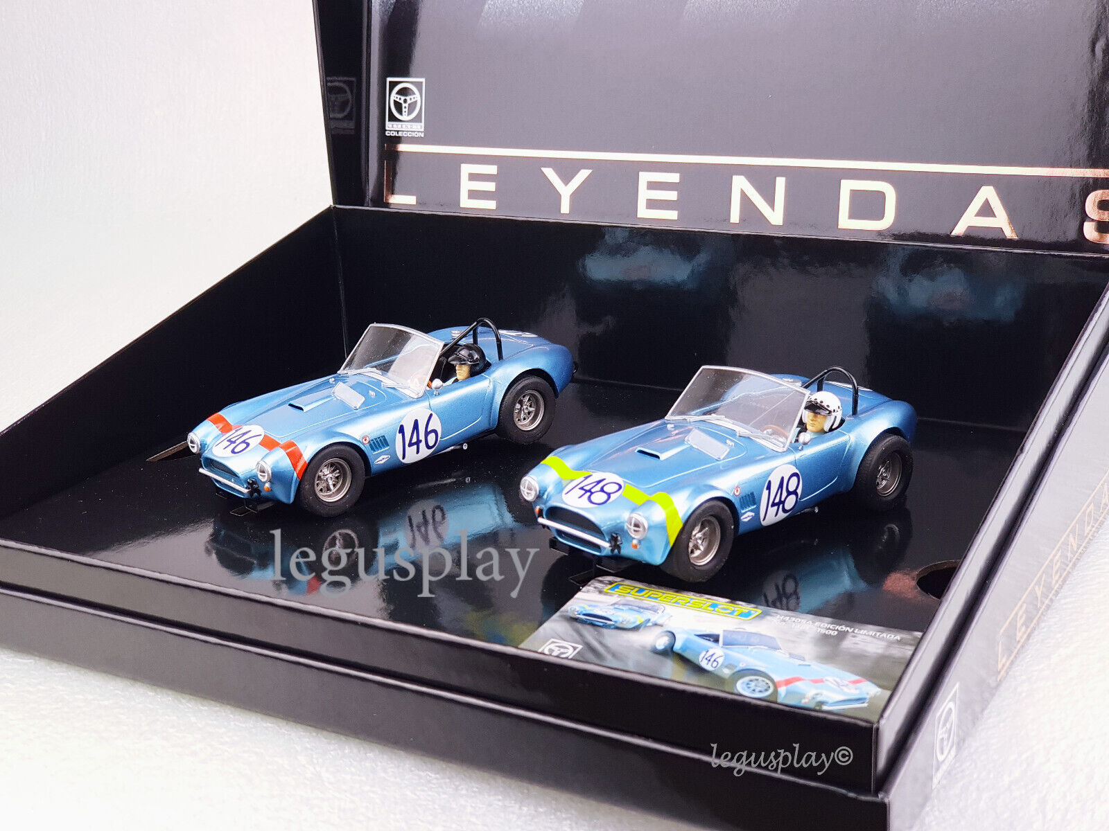 Slot car Superslot H4305A Shelby Cobra 289 - 1964 Targa Florio Twin Pack