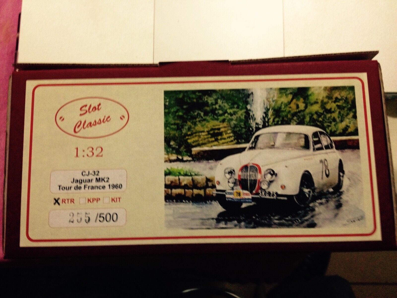 SLOT CLASSIC CJ-32 Jaguar MK2 Tour de France 1960