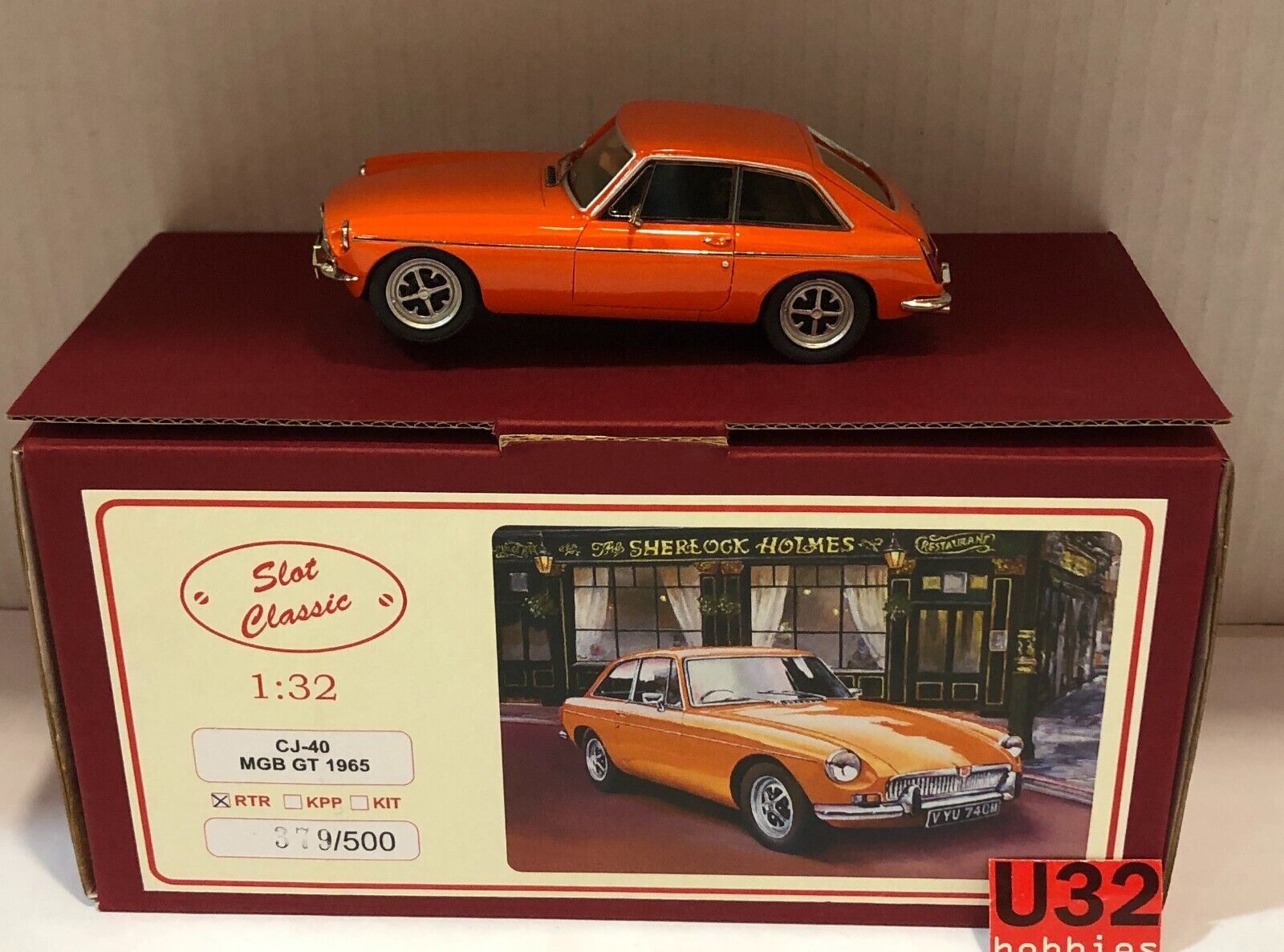 SLOT CLASSIC CJ-40 MGB GT 1965 NARANJA LIMITED EDITION 500 UNIDADES