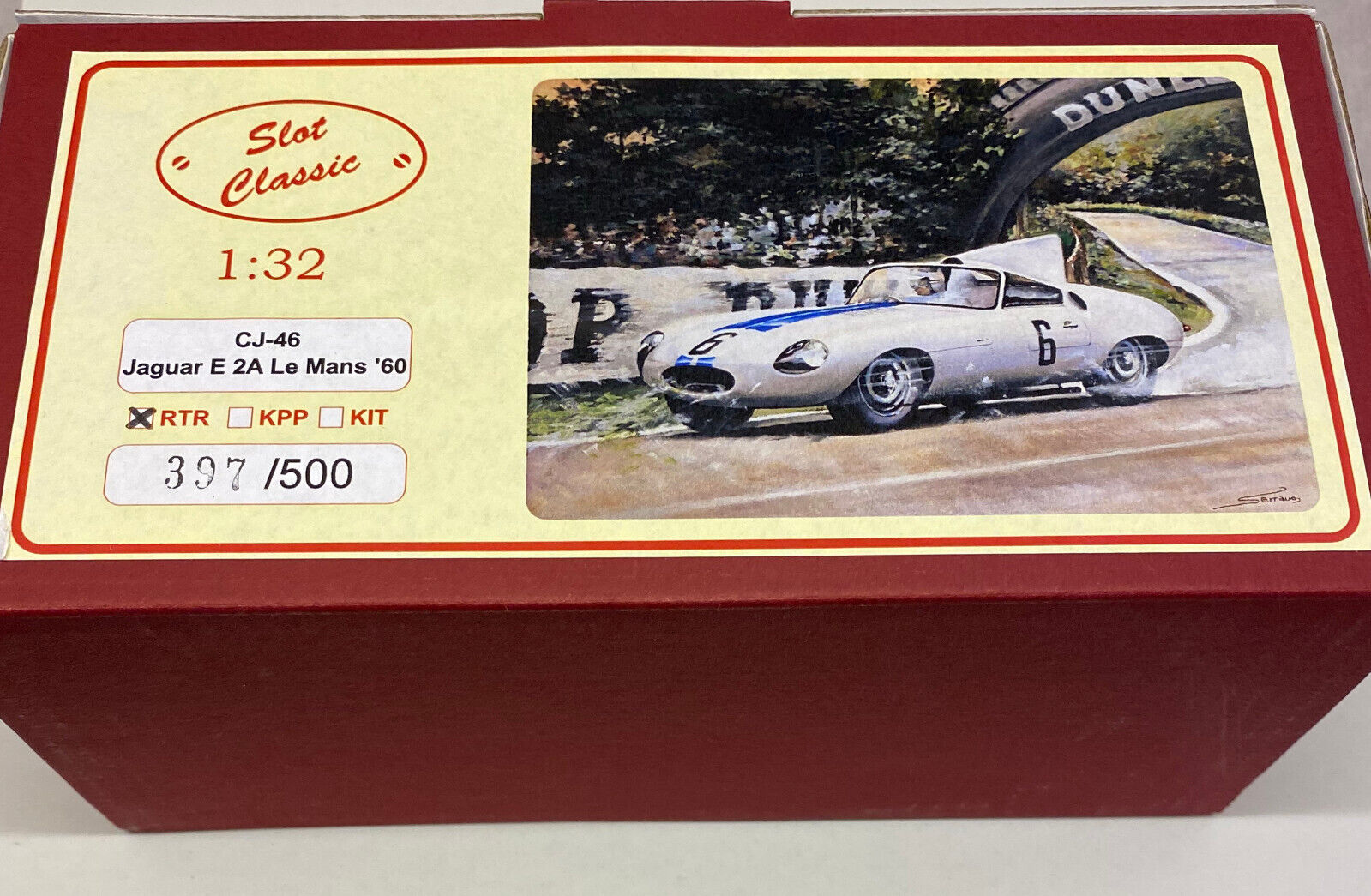 SLOT CLASSIC CJ-46 Jaguar E 2A LM60 - ranura 1:32