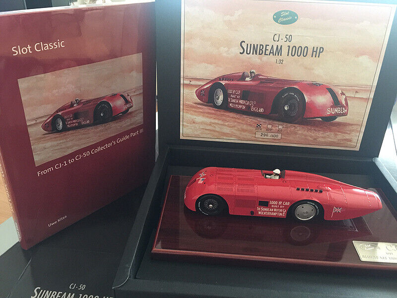 SLOT CLASSIC CJ-50 Sunbeam 1000 HP Daytona Beach 1927 Caja Especial Resina RTR
