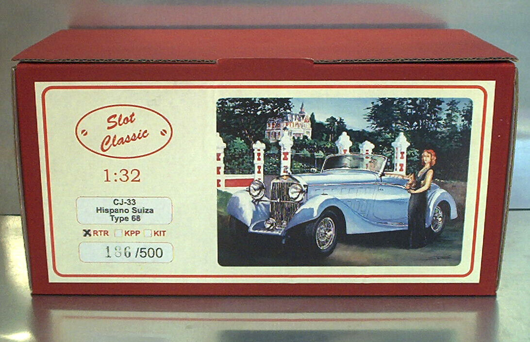 SLOT CLASSIC HISPANO SUIZA TIPO 68 CJ-33 RTR SLOTCAR 1:32 M/B/L.E.