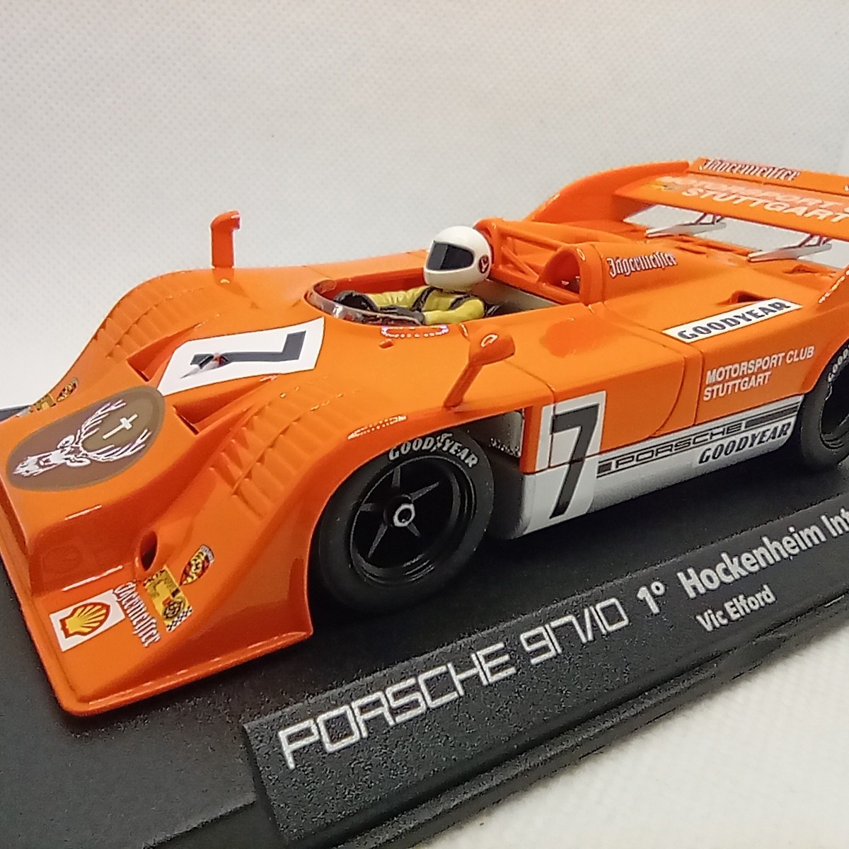 Slot Fly Car Model Porsche 917/10 #7 1º Hockenheim 1973 Jagermeister A168 slc32