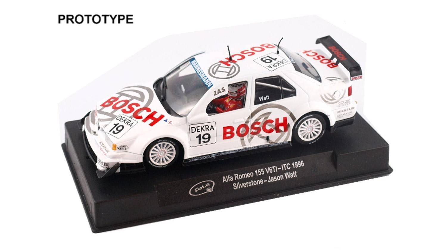 Slot.it CA45a Alfa Romeo 155 V6Ti #19 Silverstone - ITC 1996: 1/32 Slot Car