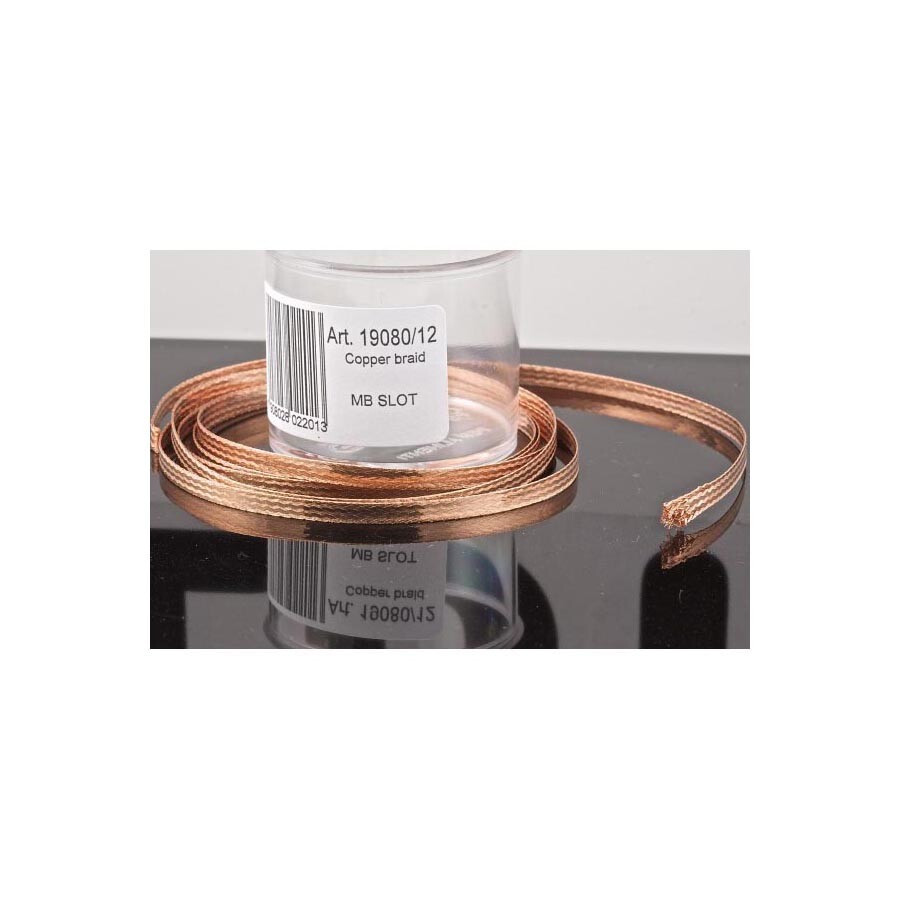Trencillas MB Slot 19080 Ulrafina Cobre, rollo 1 metro para slot 1/32 y 1/43 slc